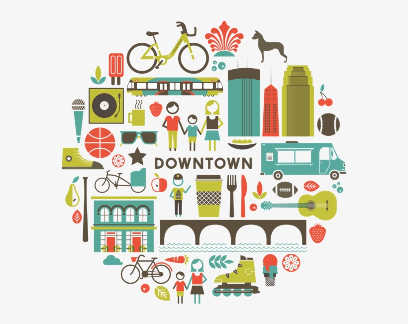 Downtown Mpls Open Streets - Street, transparent png #3728665