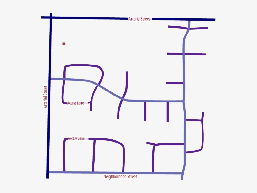 Large-streets - Diagram, transparent png #3728689