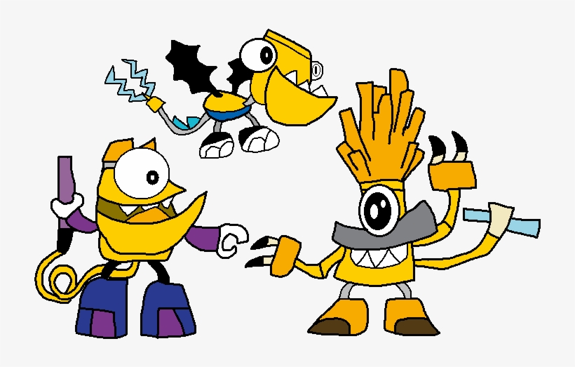 Derekis Electroid Mixes With Some Leaders - Mixels Electroids Mix, transparent png #3729909