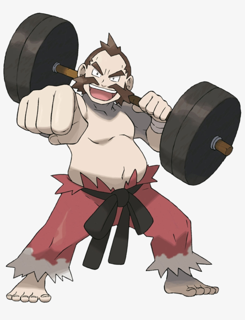 Hgss Chuck - Chuck Pokemon Png, transparent png #3729999