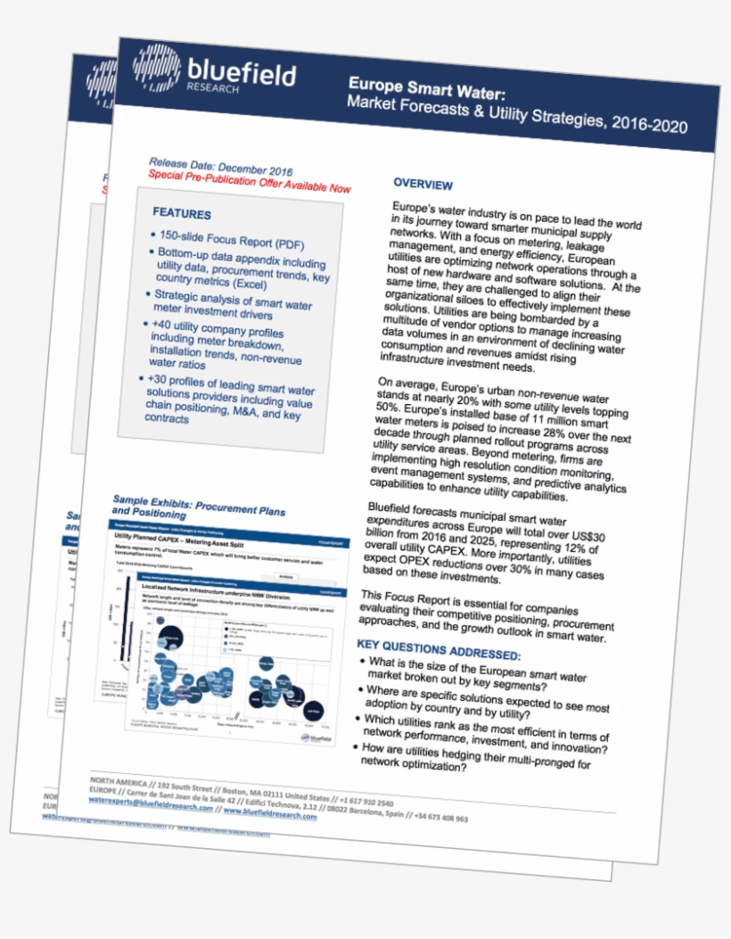 Europe Smart Water - Document, transparent png #3730583