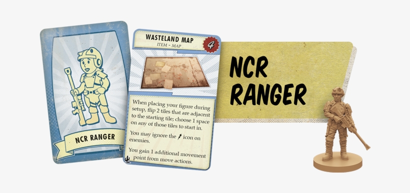 The Ncr Ranger - Fallout The Board Game Cards, transparent png #3730780
