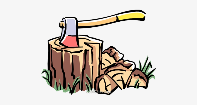 Axe Royalty Free Vector Clip Art Illustration - Deforestation Clipart Png, transparent png #3730898