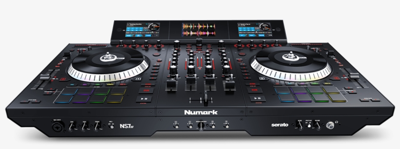 Numark Ns7iii Dj Controller - Numark Ns7 Iii 4 Deck Serato Controller, transparent png #3731310
