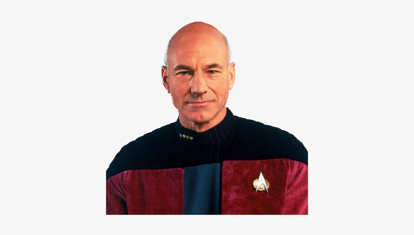 Jean-luc Picard Captain - Star Trek Next Generation Jean Luc Picard, transparent png #3732141