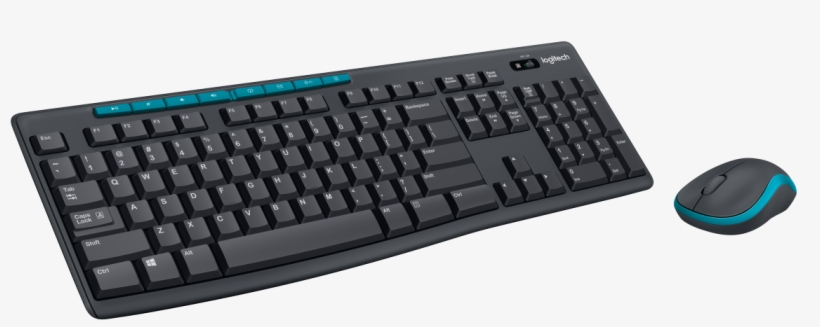 Logitech Mk275 Wireless Keyboard And Mouse Combo, transparent png #3732525
