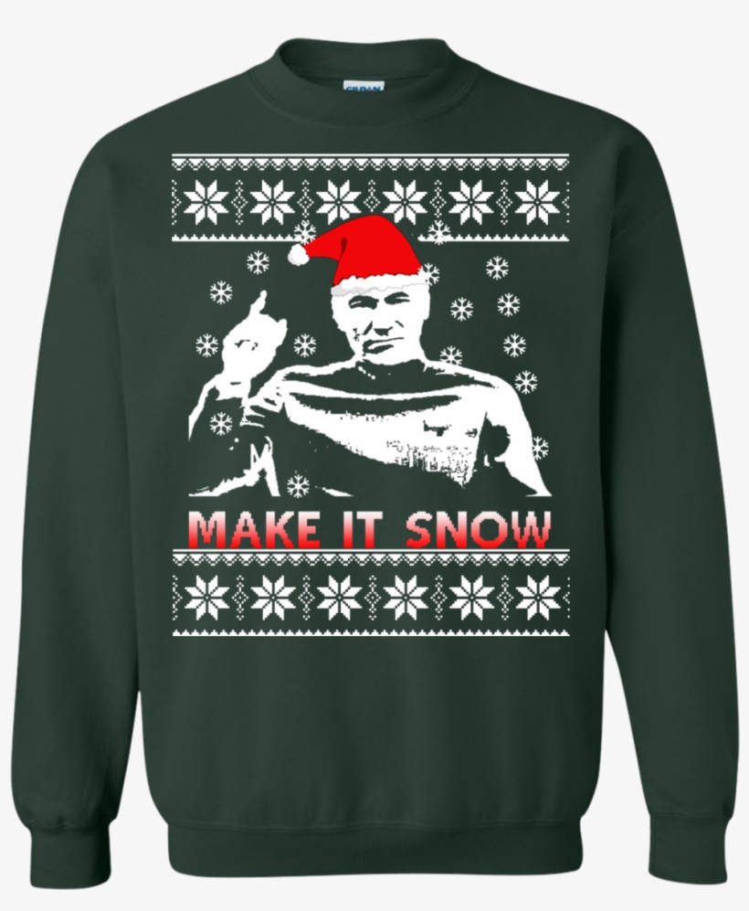Star Trek Make It Snow Ugly Sweater - Ugly Christmas Sweaters 2018, transparent png #3732592