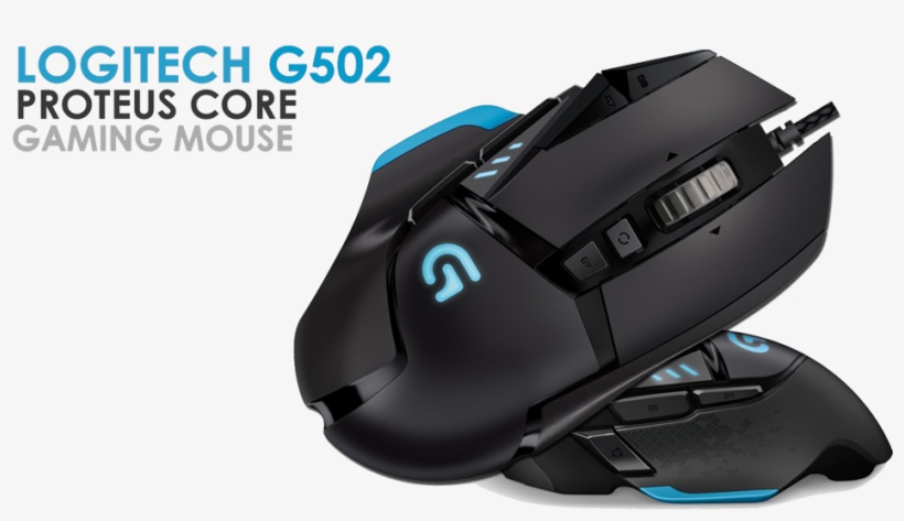 G502lg - Logitech Gaming Mouse G502 Proteus Spectrum, transparent png #3732929