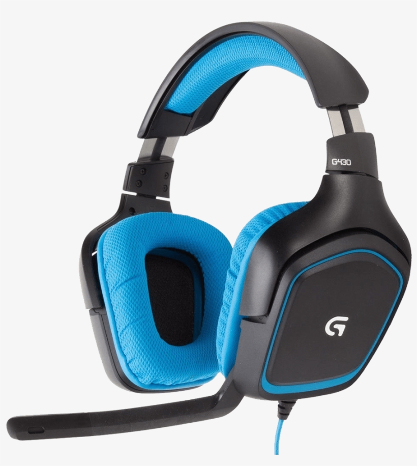 Logitech G430 - Headsets Gaming, transparent png #3732987