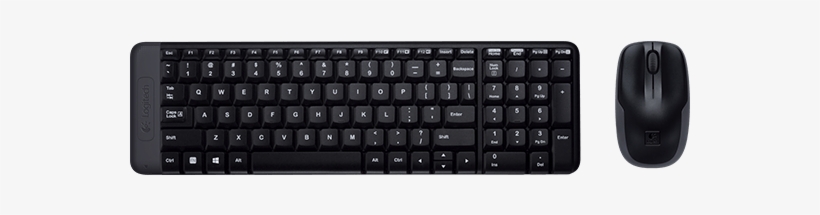 Logitech Wireless Combo Mk215, transparent png #3733210