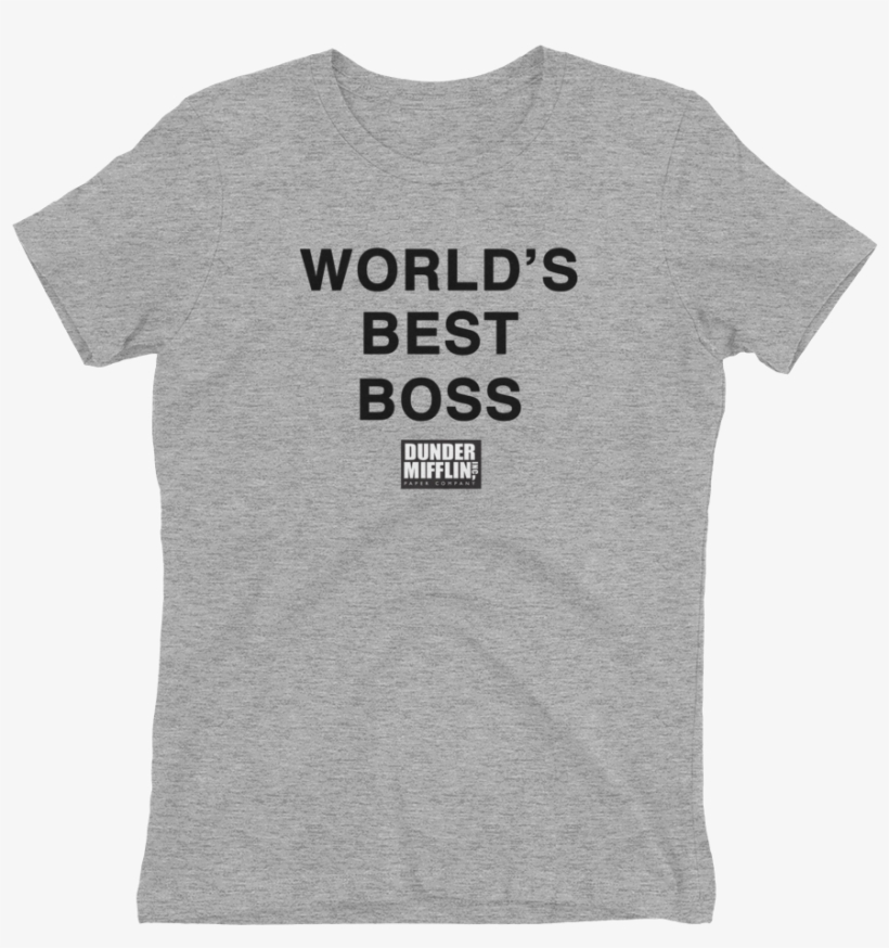 The World's Best Boss Women's Short Sleeve T-shirt - Shorter The Hair The Harder They Stare, transparent png #3733402