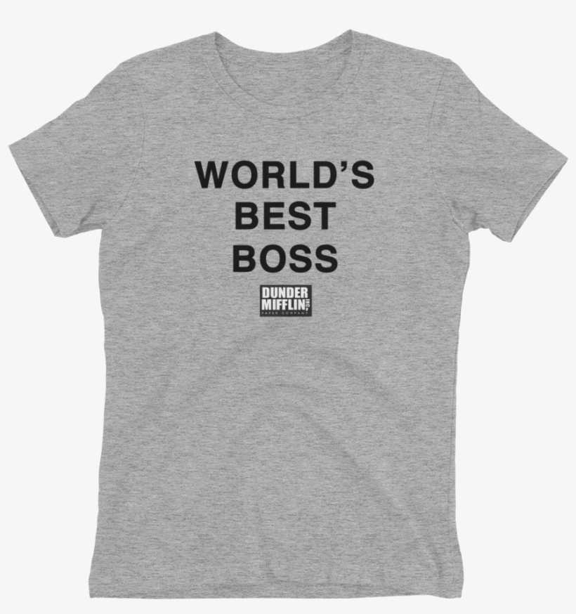 The World's Best Boss Women's Short Sleeve T-shirt - Shorter The Hair The Harder They Stare, transparent png #3733402