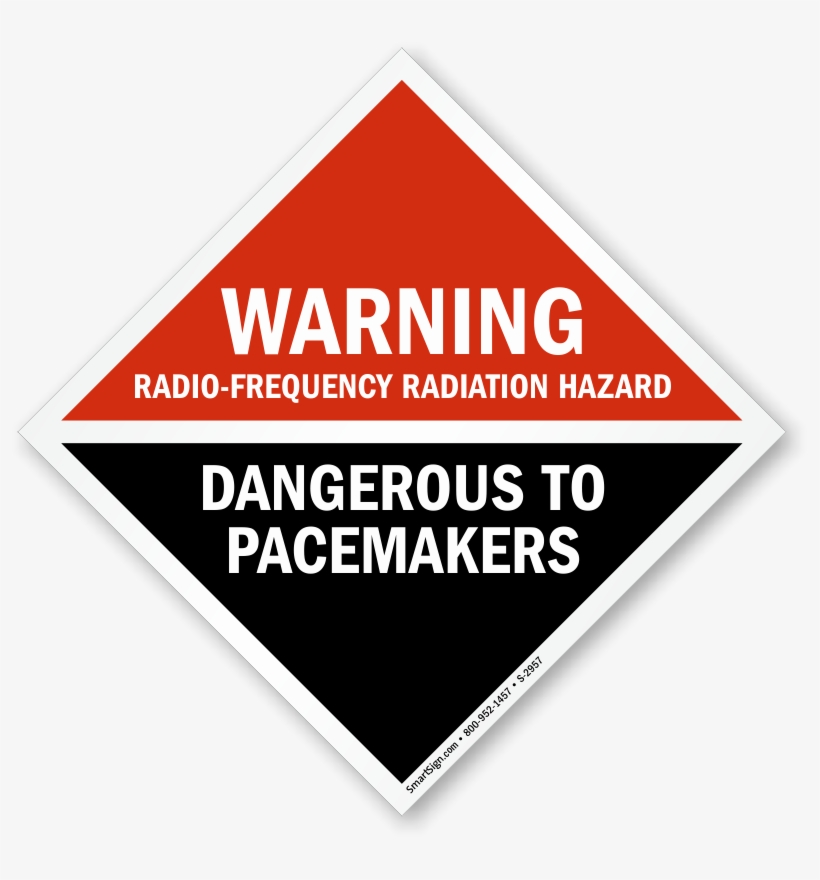 Rf Radiation Warning Sign - No Parking Access Required Signs, transparent png #3733690