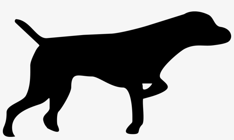 Black Dog Graphics - Pointer Silhouette, transparent png #3733751