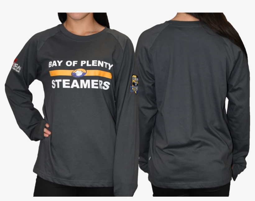 $50 - - T Shirt Long Sleeve Png Grey, transparent png #3733782