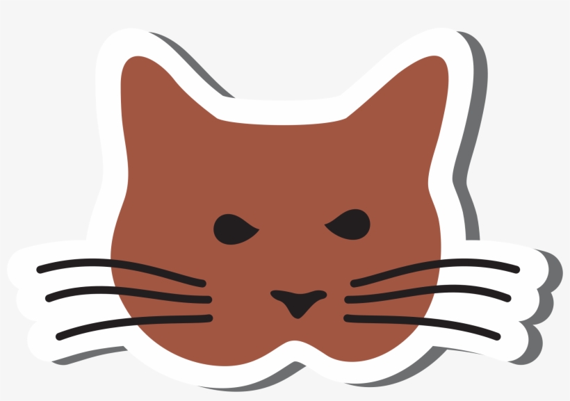 Easy Cat Head Clipart, transparent png #3734240