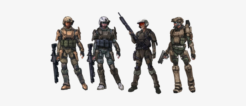 Concept Art From Halo - Halo Reach Armor Concept Art, transparent png #3734315