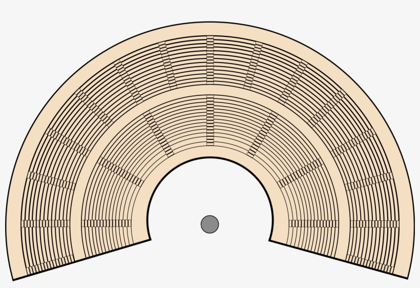 Open - Ancient Greek Theatre Icon, transparent png #3734474