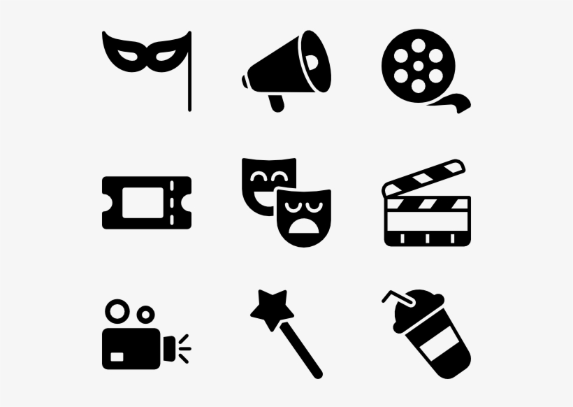 51 Theater Icon Packs - Icon, transparent png #3734859