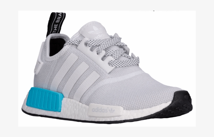 Adidas Nmd R1 'bright Cyan' - Boys Grade School Adidas Nmd, transparent png #3735941