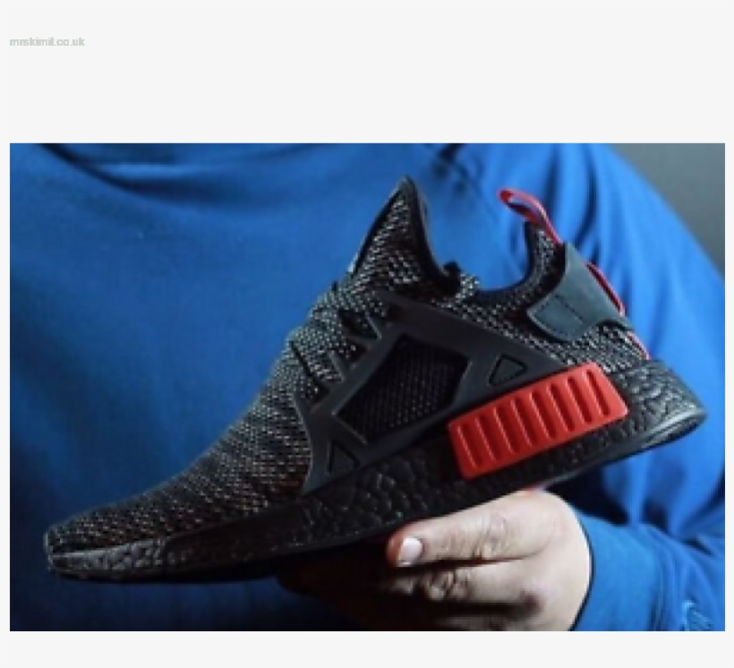 New 2017 Nmd White Red Black - Adidas Nmd Xr1 Bred, transparent png #3735998