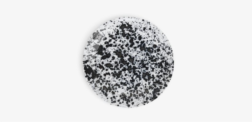 Assiette Pain Magma Noir Non Sans Raison Porcelaine - Limoges Porcelain, transparent png #3736001