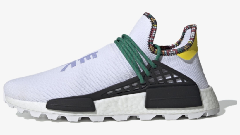 Pharrell X Adidas Nmd Hu White - Hu Inspiration Pack, transparent png #3736231