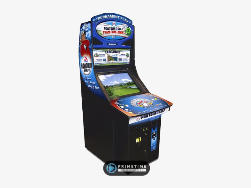 Pga Tour Golf Team Challenge Arcade By Ea Sports & - Pga Tour Golf Challenge Arcade Monitor, transparent png #3736690