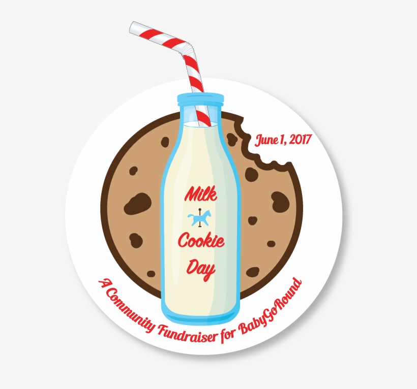 Cookie Clipart Fundraiser - Milk And Cookie Day, transparent png #3737426