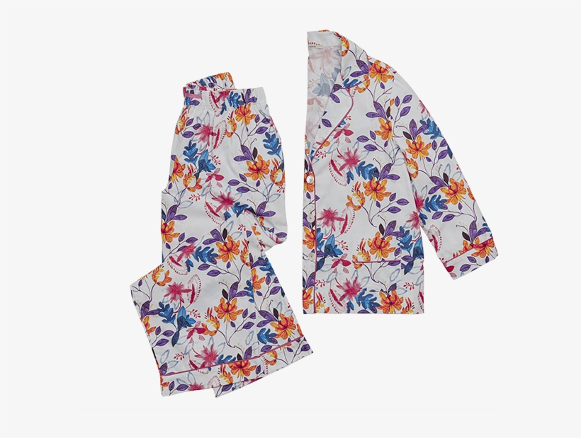 Flora Pajama Set - Pajamas, transparent png #3737473