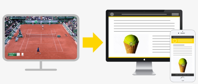 Tvty Leveraged The Brand's Sponsorship Of Roland-garros - Television, transparent png #3737747