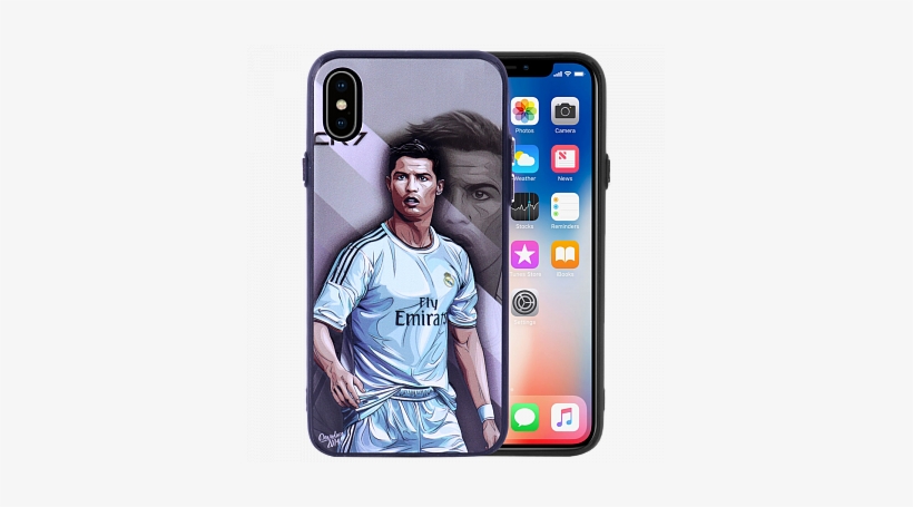 Boter Cr7 Fly Emirates Design Silicon Bumper Hardback - Tech21 Evo Tactical Case For Iphone X - Black, transparent png #3737849