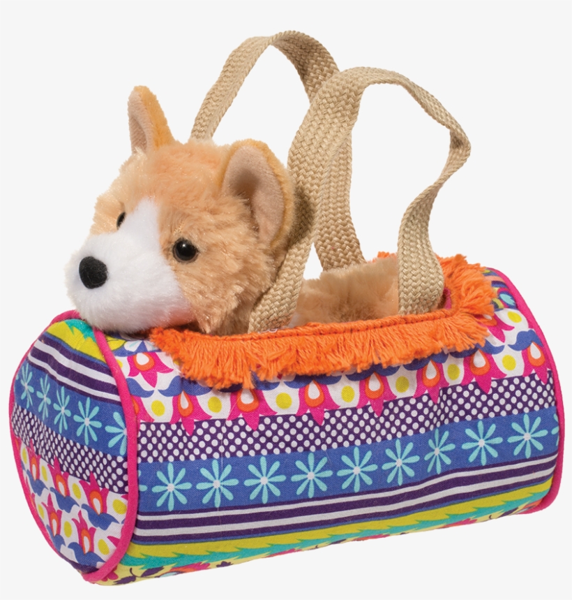 Douglas Sassy Pet Sak Corgi Boho - Douglas Boho Sassy Sak Purse With Corgi Dog, transparent png #3737944