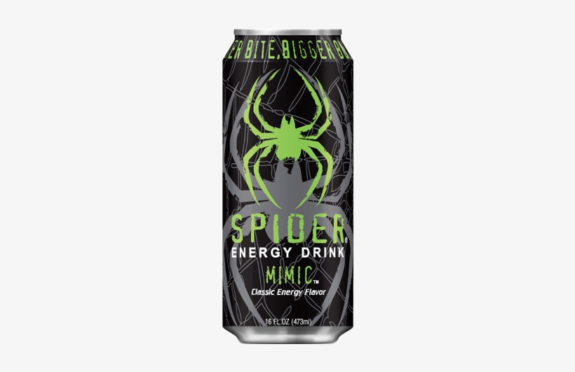 Spider Energy Drink Mimic, transparent png #3738080