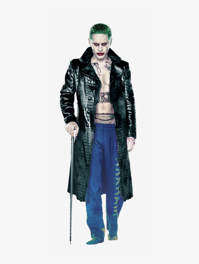 Joker Suicidé Squad Jacket, transparent png #3738107