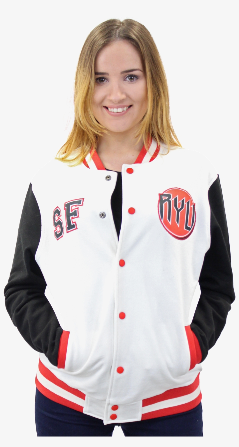 Numskull Shows Off Its Street Fighter 5 Gear - Street Fighter Varsity Jacket, transparent png #3738186