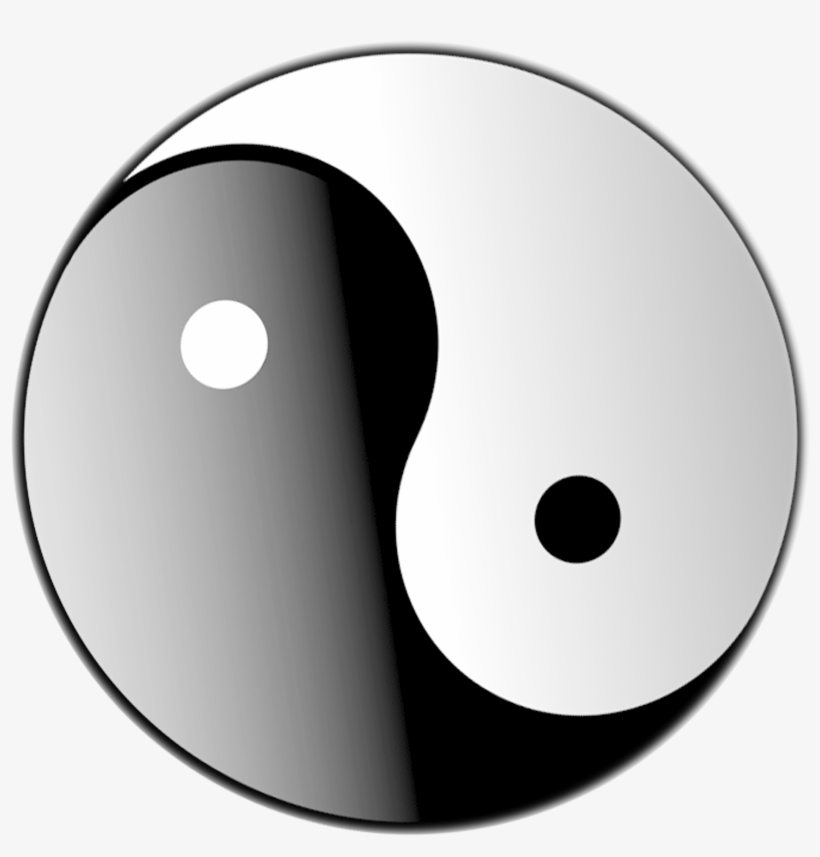 Yin And Yang Symbol Clip Art - Yin Yang Logo Png, transparent png #3738309