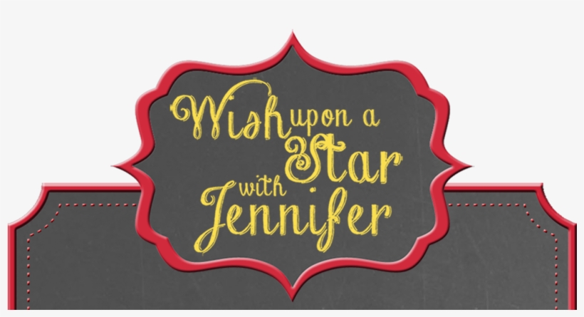 Wish Upon A Star With Jennifer - Sjt Christmas Holiday Wall Hanging Decor 7 Inch X 10.5, transparent png #3739193