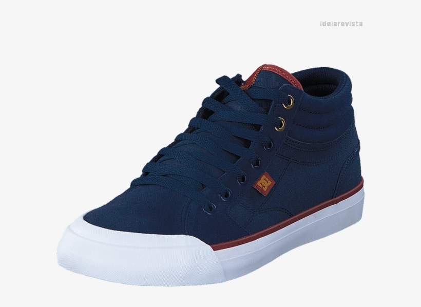 Buy Dc Shoes Dc Evan Smith Hi M Shoe Navy/gold Blue - Shoe, transparent png #3739284