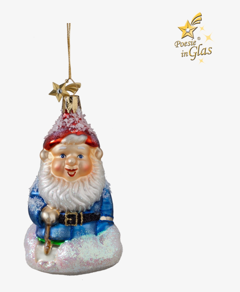 Proud Garden Gnome - Christmas Ornament, transparent png #3739775