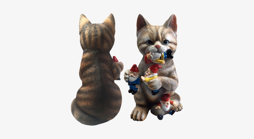 By Mark & Margot - Cat Gnome, transparent png #3740774