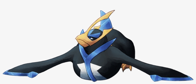 #395 Empoleon [ Water / Steel ] - Water, transparent png #3740870