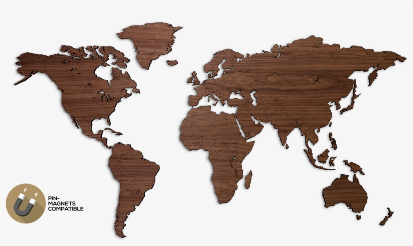 Mapawall - World Map, transparent png #3740935
