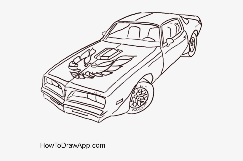 20 - Smokey And The Bandit Line Drawings, transparent png #3741118
