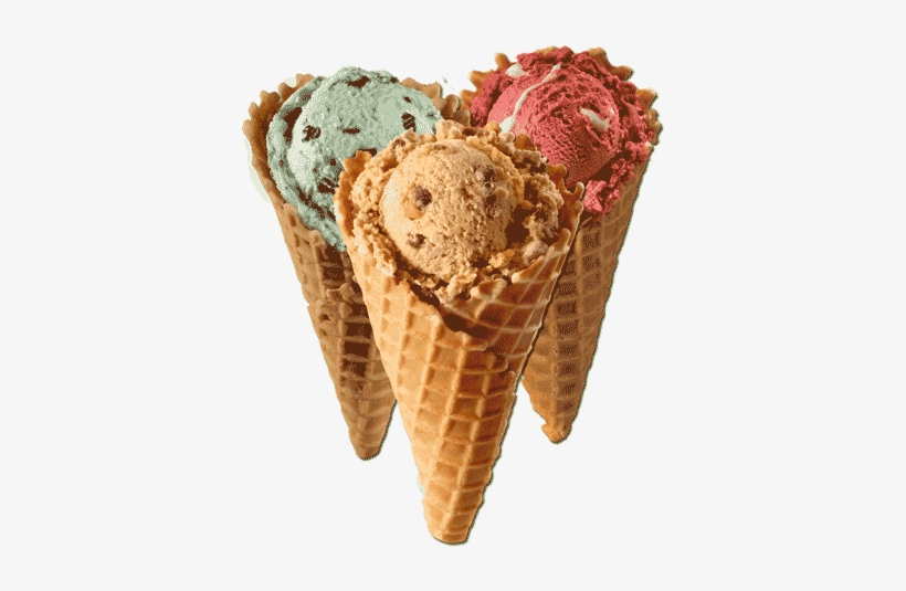 Waffle Cone Png Image - Ice Cream In A Waffle Cone, transparent png #3741283