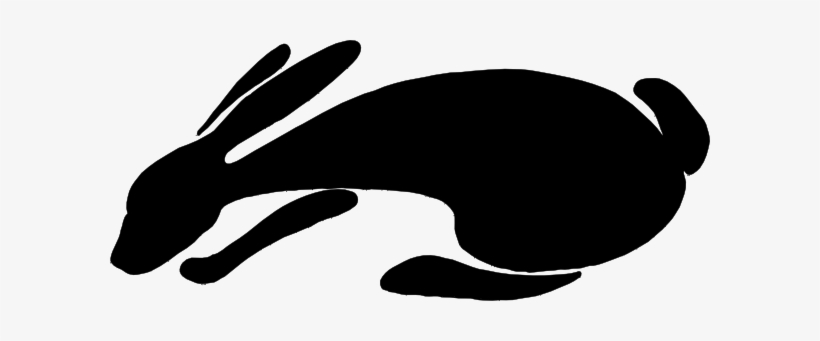 Rabbit Silhouette Svg Clip Arts 600 X 261 Px, transparent png #3741306