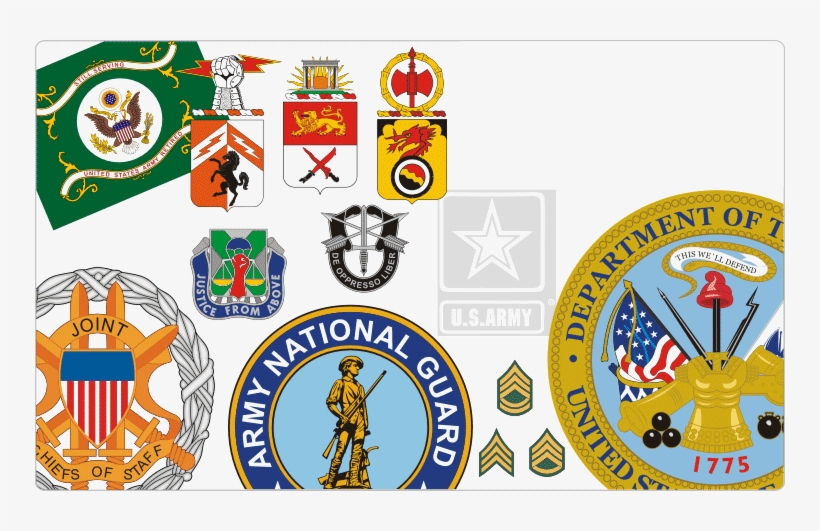 Army Insignia & Badges - Army Seal Department Of The Army Magnet, transparent png #3741565