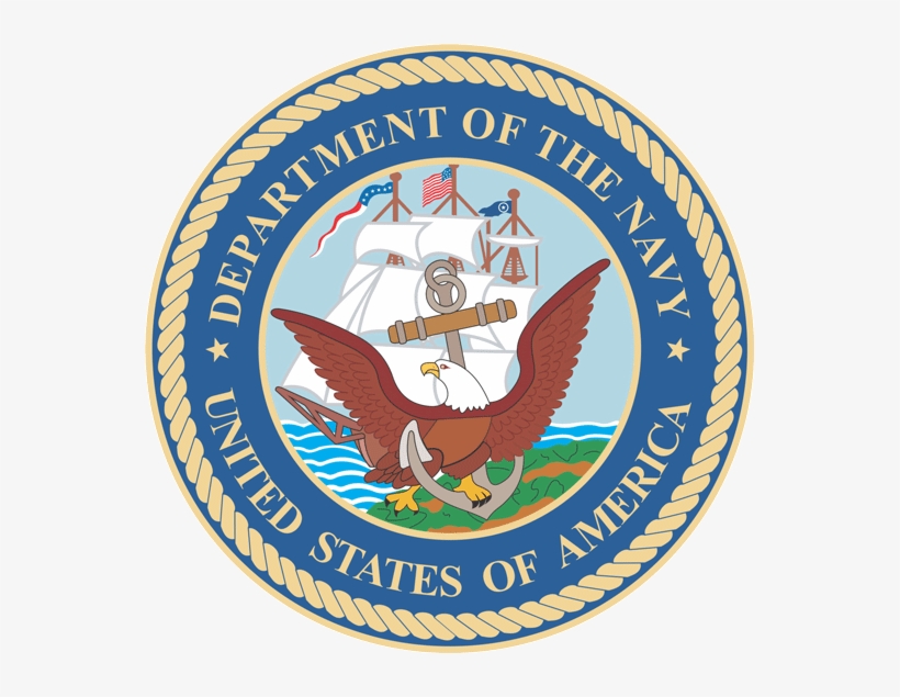 Department Of The Navy Logo Vector - Dept Of The Navy Seal, transparent png #3741733