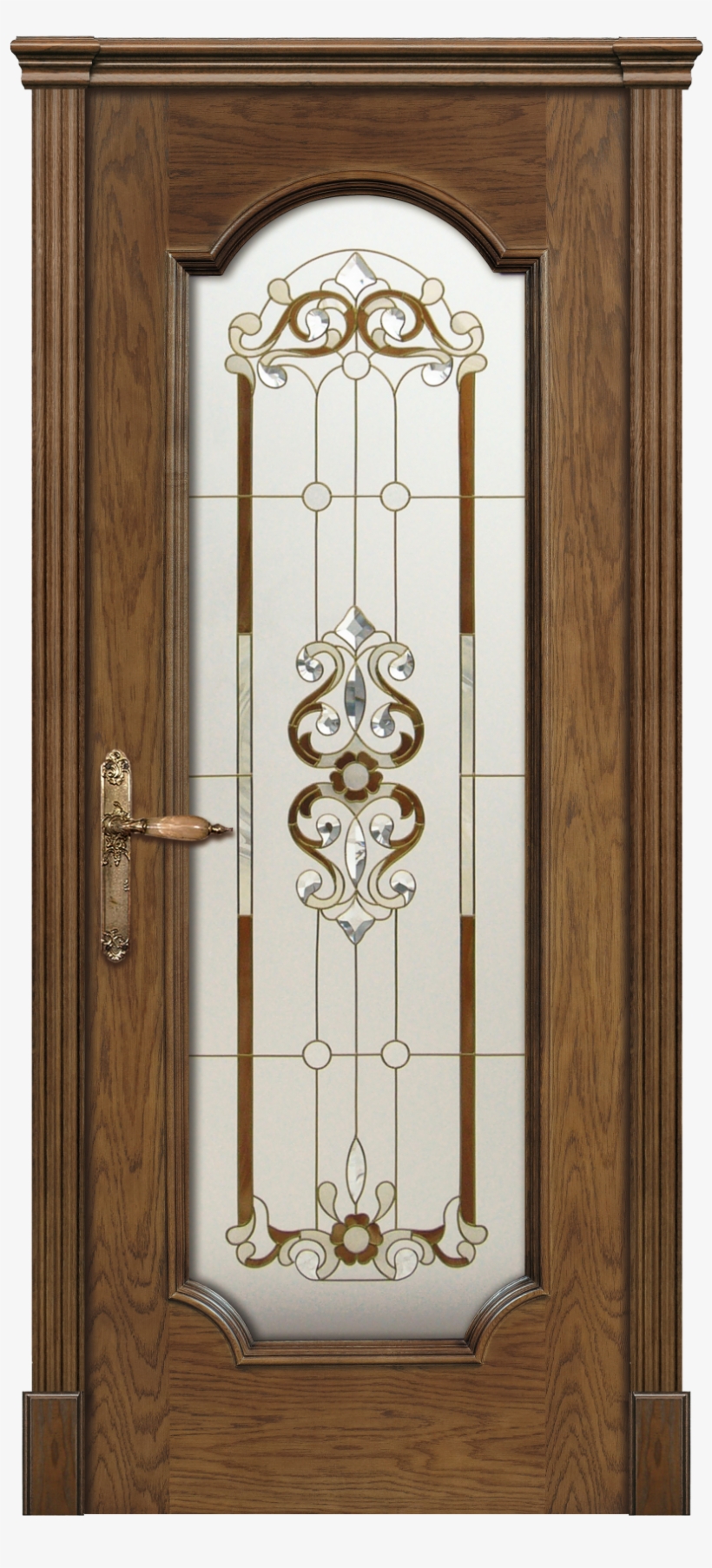Stained Glass Door, Door Gate Design, Door Texture, - Door, transparent png #3741761