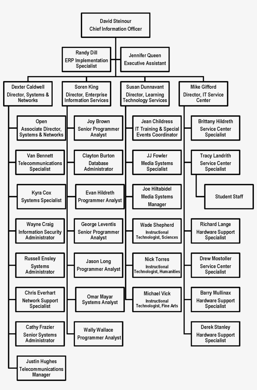 Information Technology Org Chart